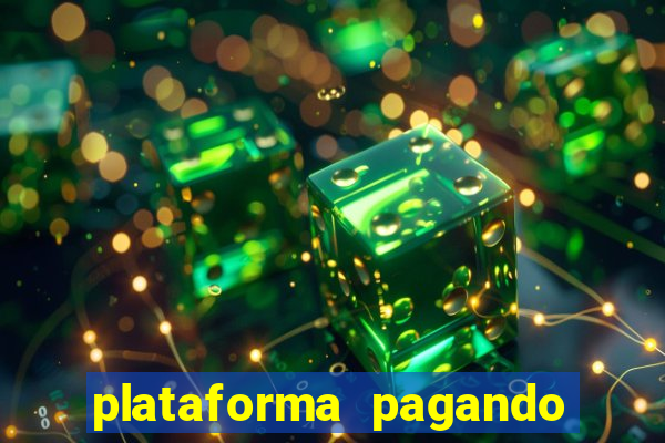 plataforma pagando bonus no cadastro